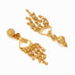 Ruby Raang Gold Dangler Earrings | Swadesiicart
