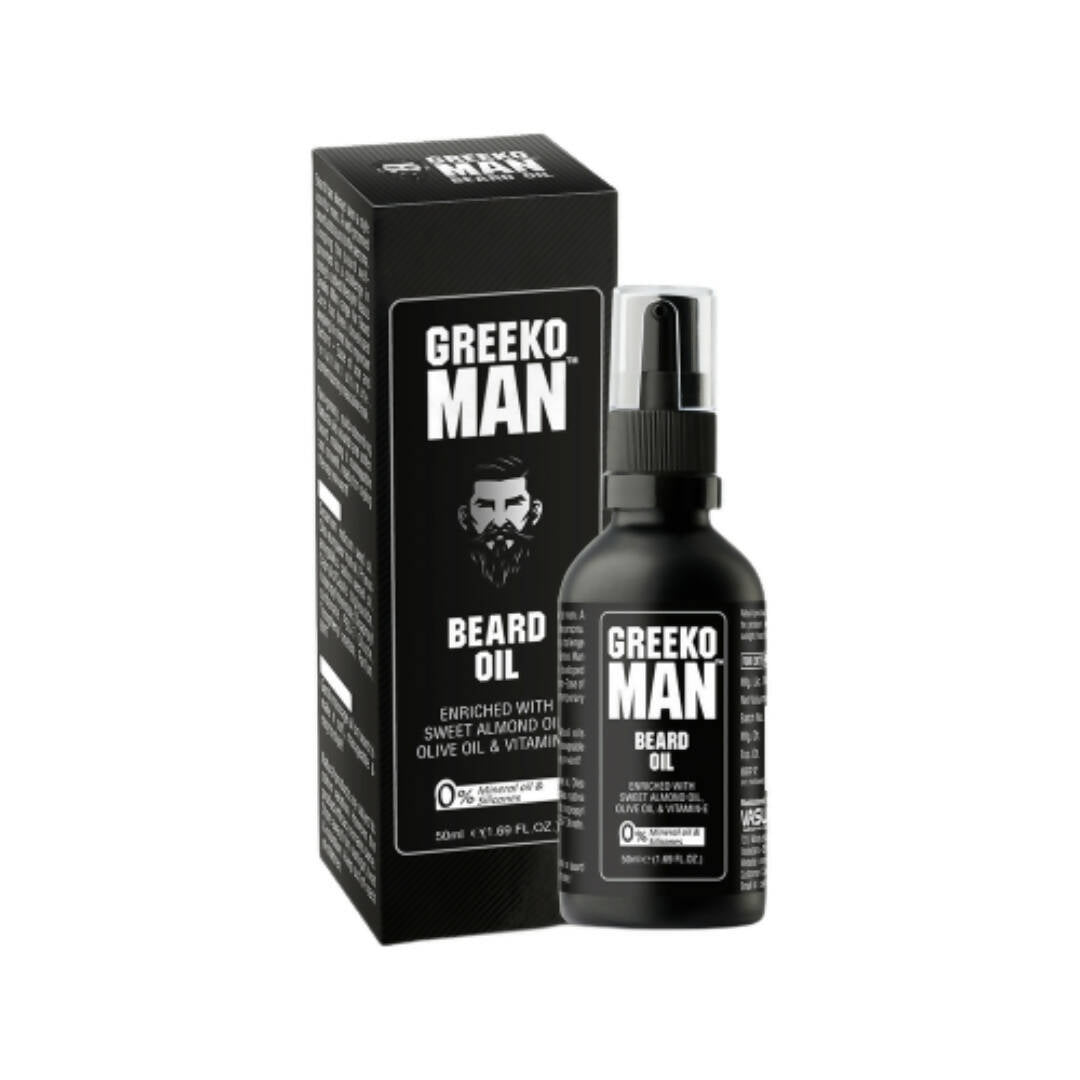 Vasu Healthcare Greeko Man Beard Oil - Swadesiicart