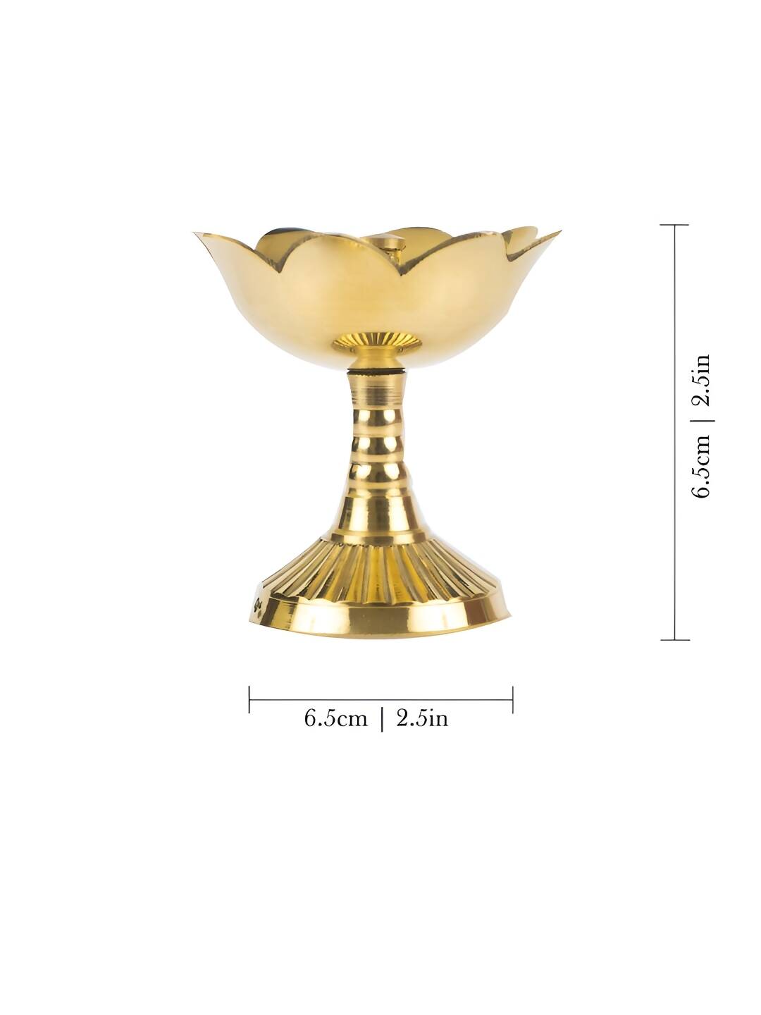 Spillbox Brass Diya - Big | Swadesiicart
