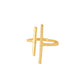 NVR Women's Western Gold-Polished Ajustable Finger Ring | Swadesiicart