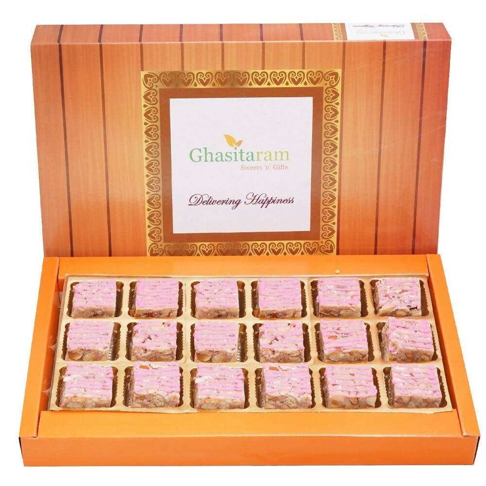 Ghasitaram Strawberry Dryfruit Bites | Swadesiicart
