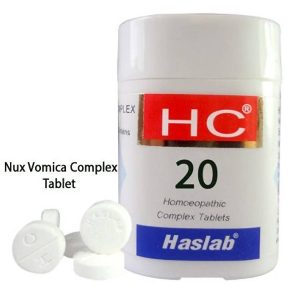 Haslab HC 20 Nux Vomica Complex Tablets - Swadesiicart