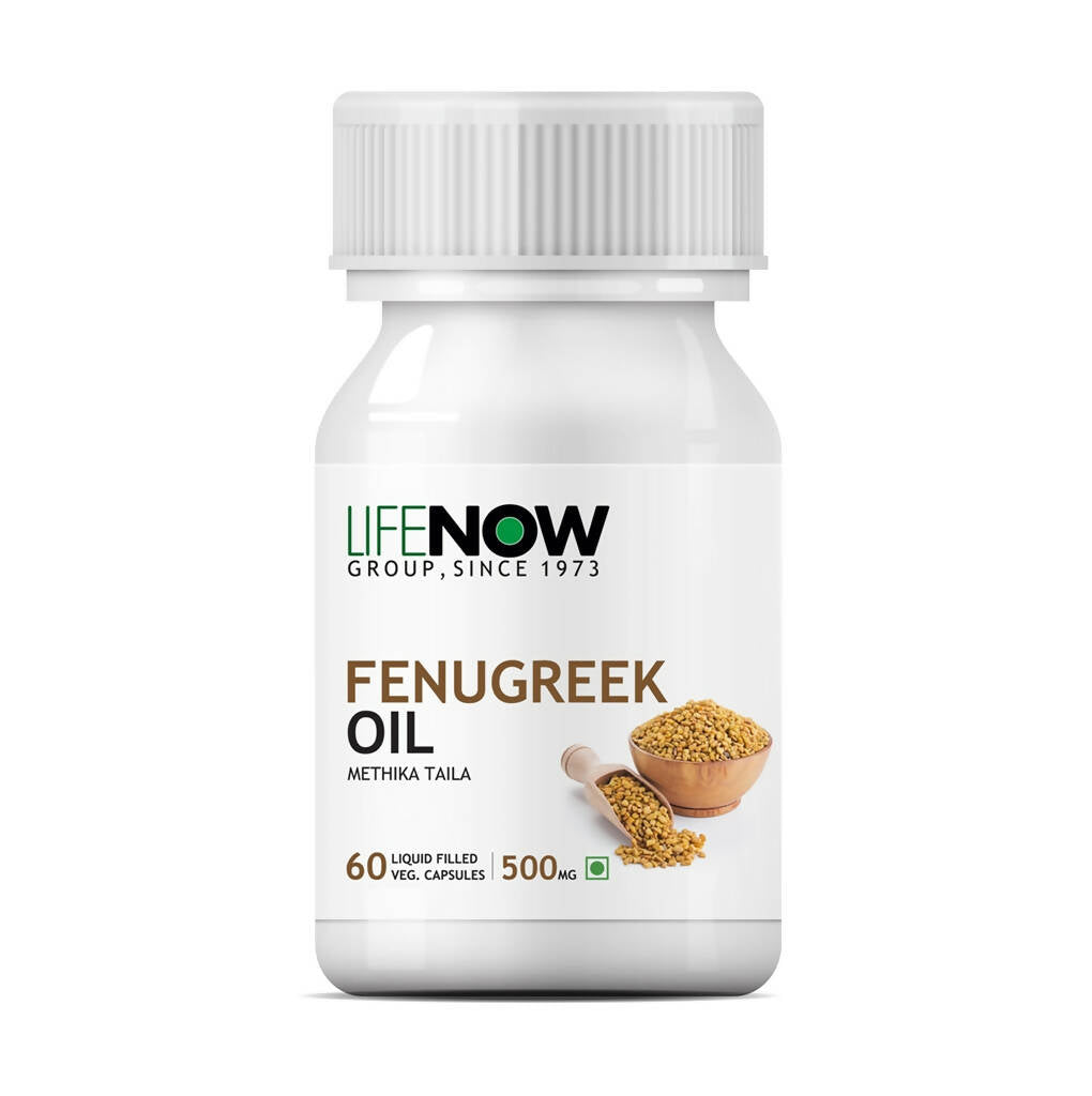 Lifenow Fenugreek Seed Oil Capsules | Swadesiicart
