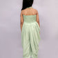Lil Drama Fusion Fair Girls Green Dhoti Jumper | Swadesiicart