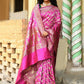 Joban Fashion Pink Soft Pure Handloom Banarasi Silk Saree | Swadesiicart