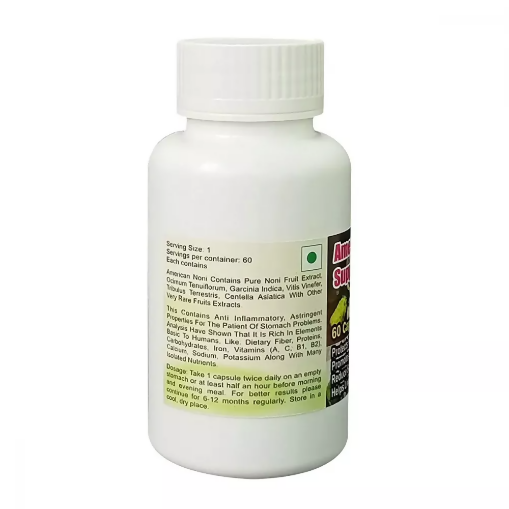 Universal Herbal & Concentrates American Noni Support Capsules | Swadesiicart