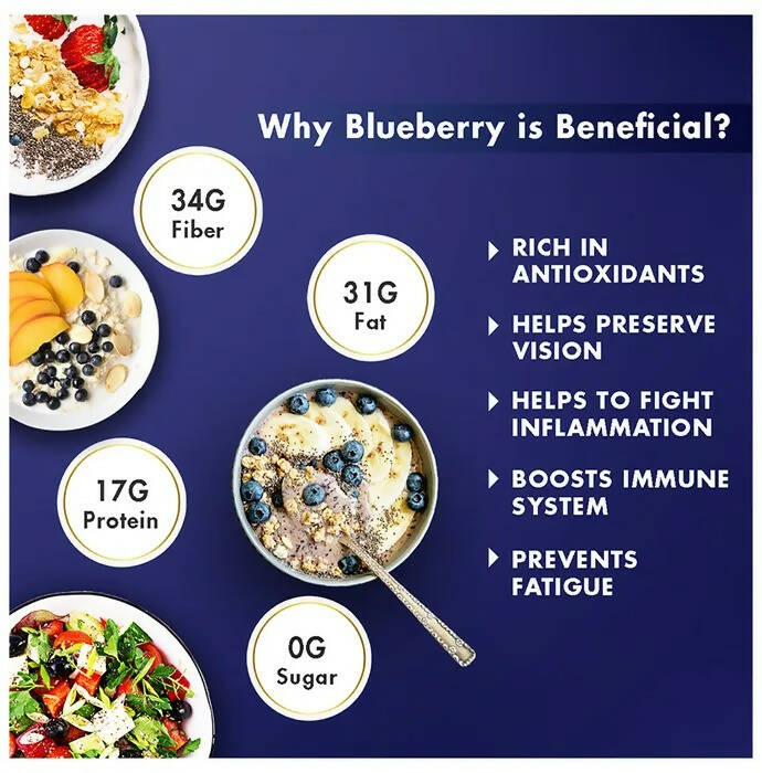 Sorich Organics Plant Based Superfood Blue Berries | Swadesiicart
