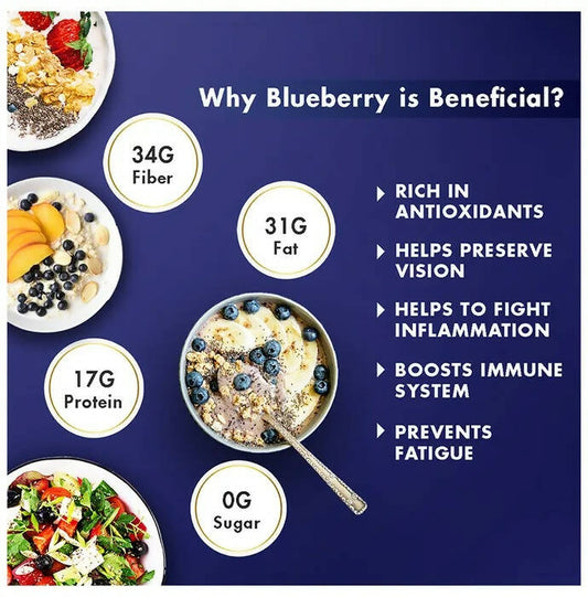 Sorich Organics Plant Based Superfood Blue Berries | Swadesiicart