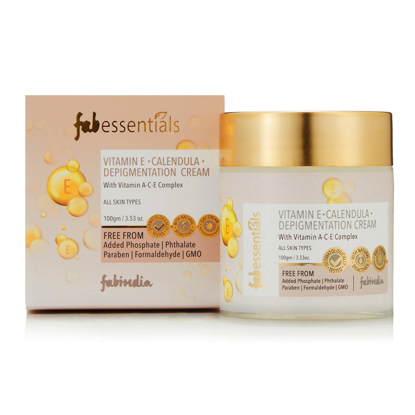 Fabessentials Vitamin E Calendula Depigmentation Cream - Swadesiicart