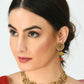 Mominos Fashion Johar Kamal Gold-Polished Brass Finish Kundan Choker For Women (Golden) | Swadesiicart