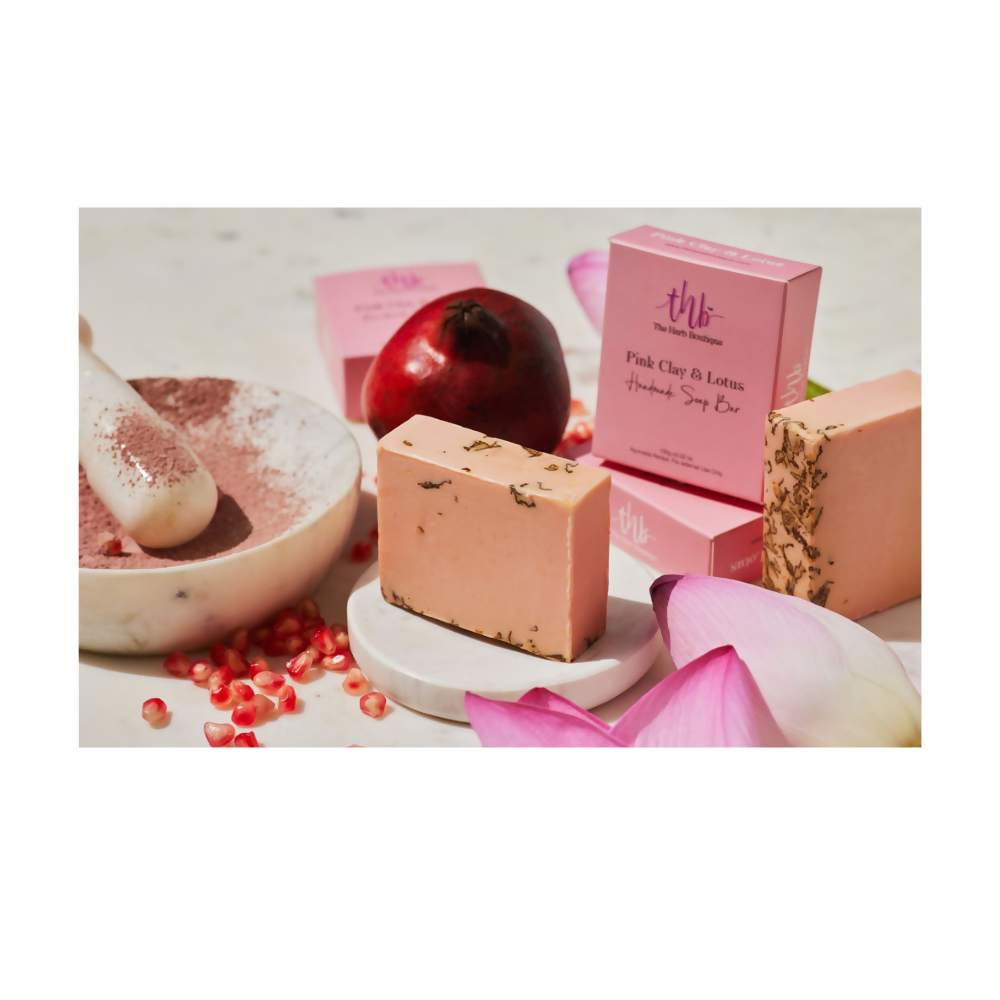 The Herb Boutique Rose And Charcoal Sugar Soap Bar - Swadesiicart