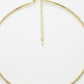 NVR Women's Gold-Toned CZ-Studded Choker Necklace | Swadesiicart