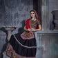 AI Fashion Black Art Silk Designer Navratri Lehenga Choli Collection