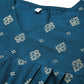 Ahalyaa Women's Traditional wear Tunic - Teal Blue | Swadesiicart