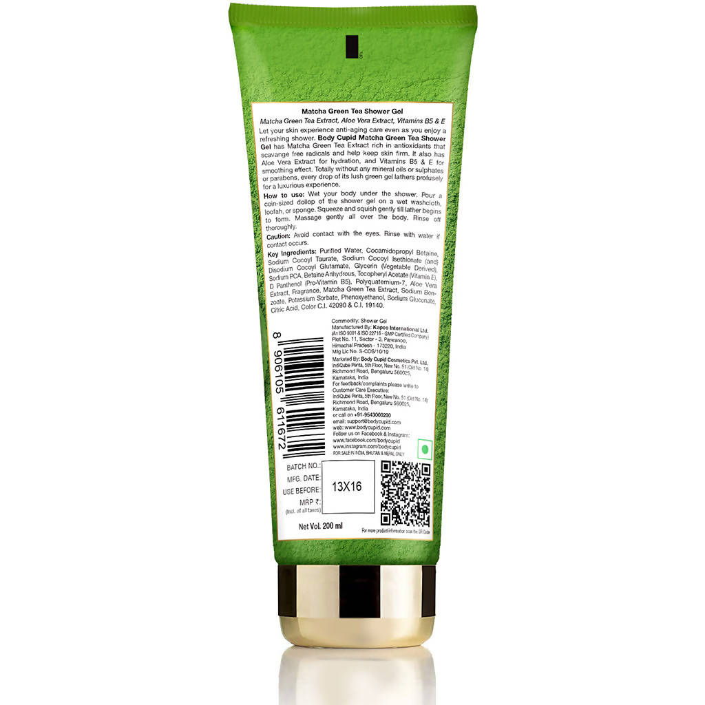 Body Cupid Matcha Green Tea Bath & Shower Gel | Swadesiicart