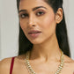 Nuyug 22K Gold-Plated Kundan & Pearl Studded Matha Patti Head Jewellery | Swadesiicart