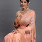 Shree Shyam Fashion Linen Cotton Peach Saree