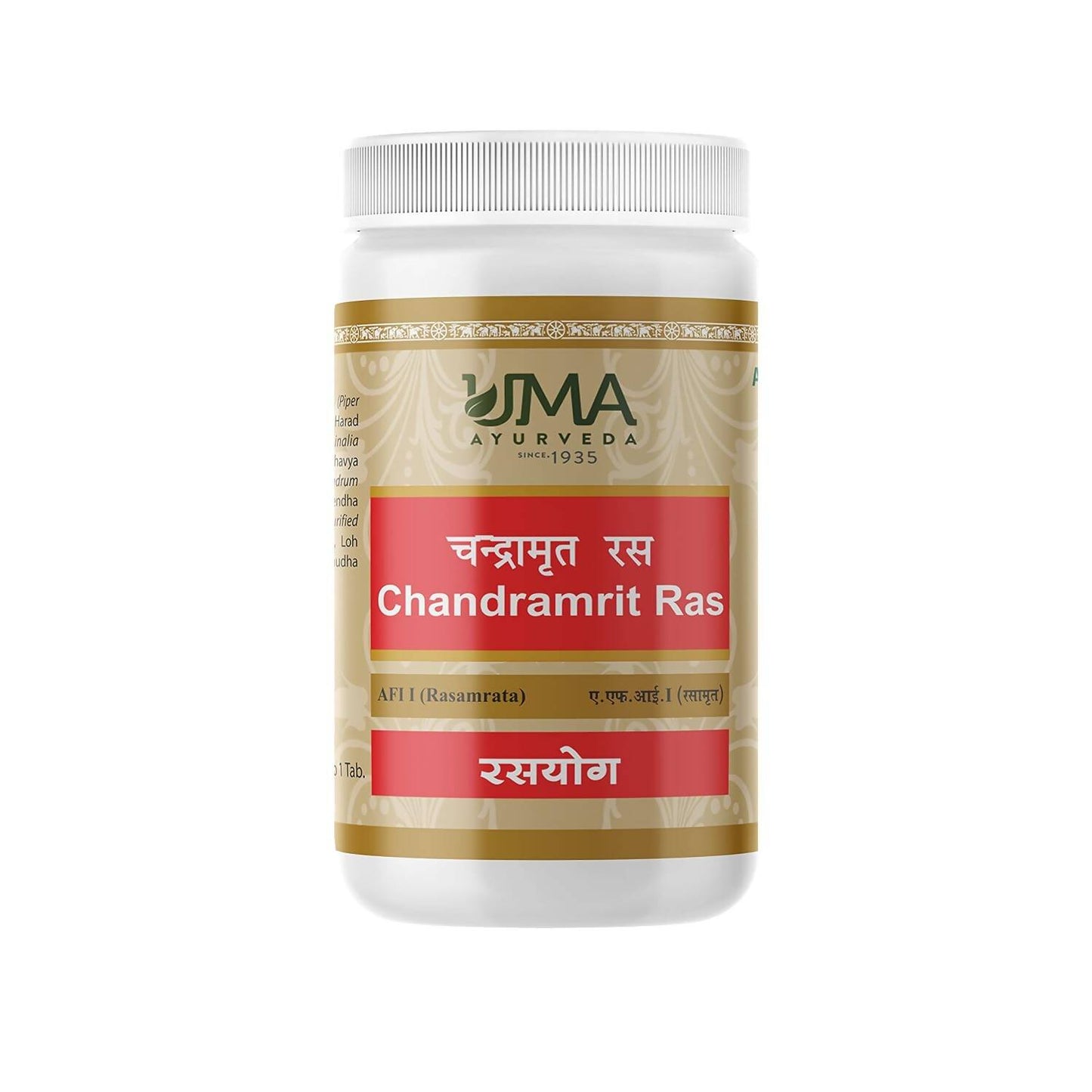 Uma Ayurveda Chandramrit Ras Tablets - Swadesiicart