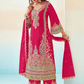 Lorenvalley Fashion Pink Chinon Embroidery With Sequince Work Salwar Kameez Stitched | Swadesiicart