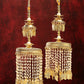 NVR Women's Pack Of 2 Gold-Polished Kundan Bridal Heavy Kaleera Sets - Swadesiicart