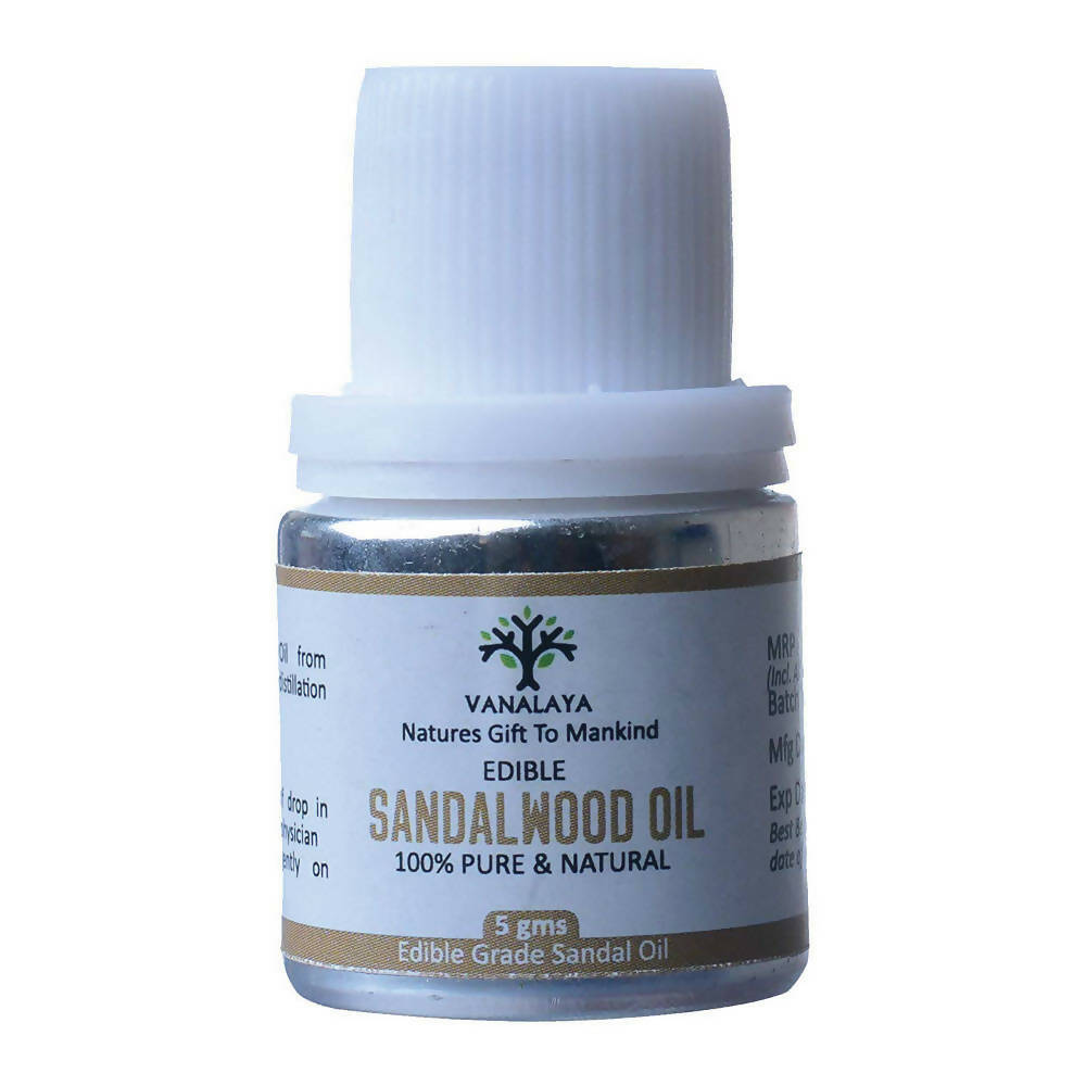 Vanalaya Edible Sandalwood Oil - Vanalaya and Nutracology