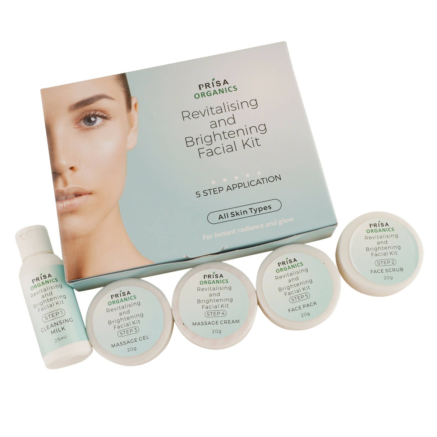Prisa Organics Whitening Facial Kit - Veda Herbal Concept