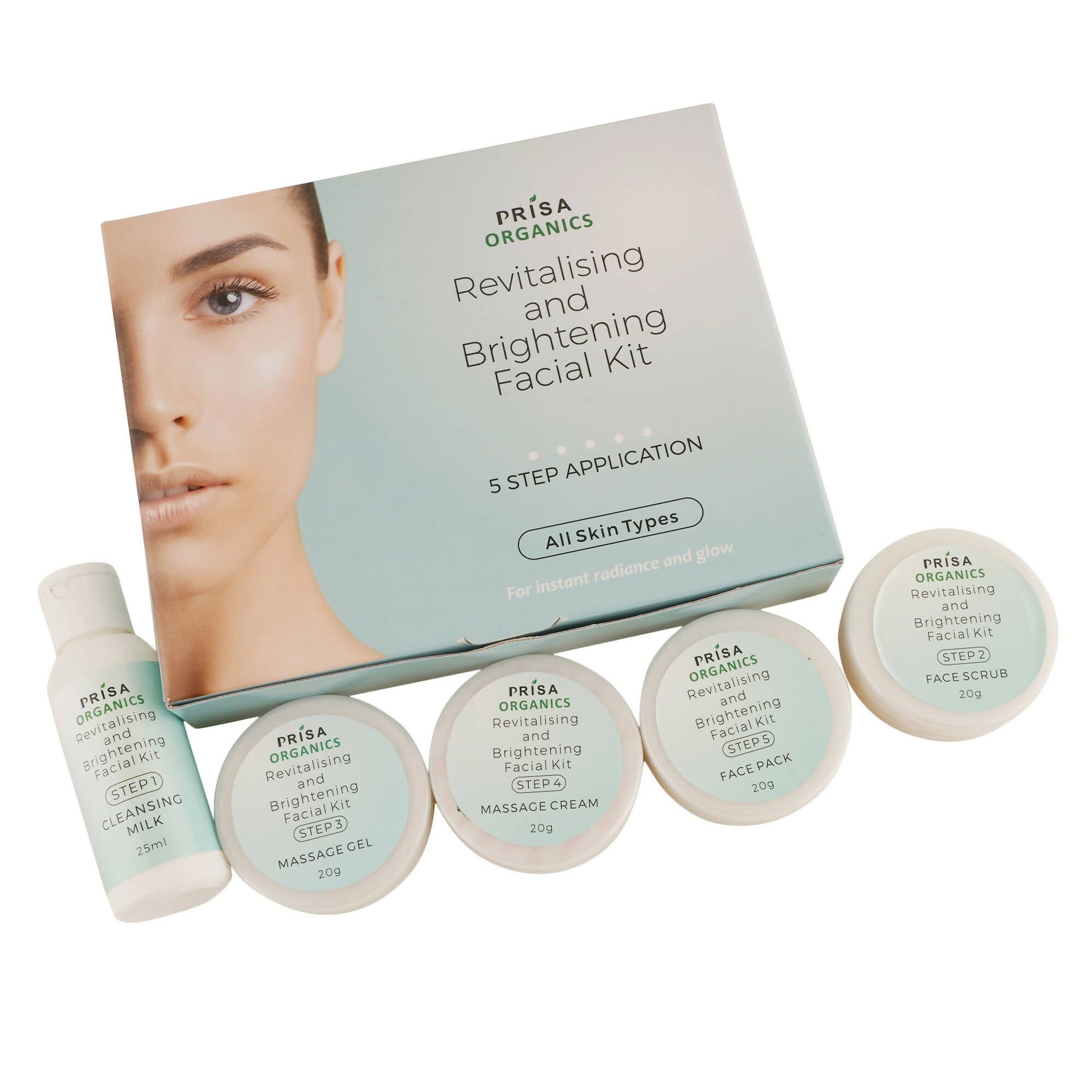 Prisa Organics Whitening Facial Kit - Veda Herbal Concept