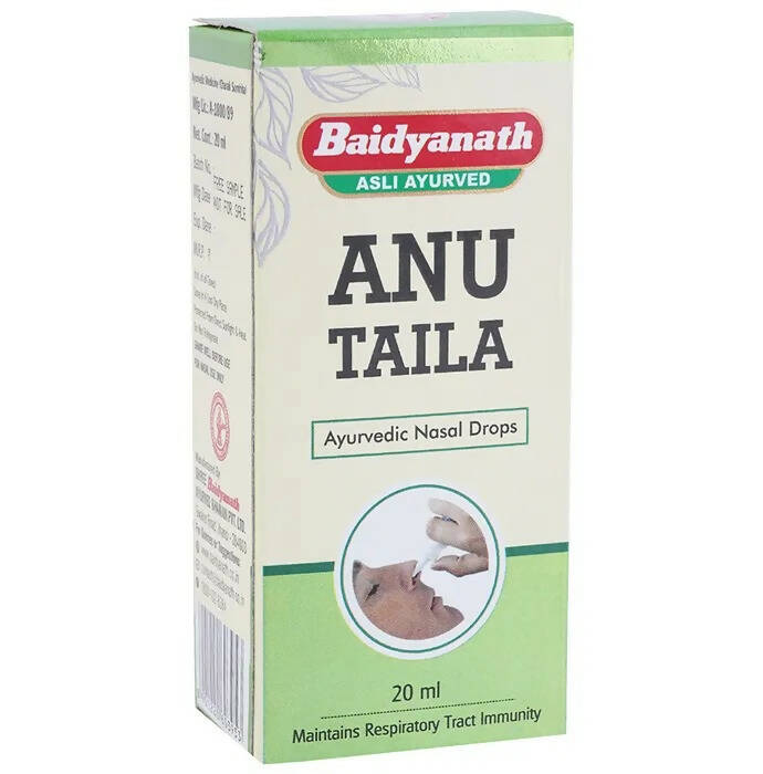 Baidyanath Jhansi Anu Taila Ayurvedic Nasal Drops - Ayurvedant Pvt. Ltd.