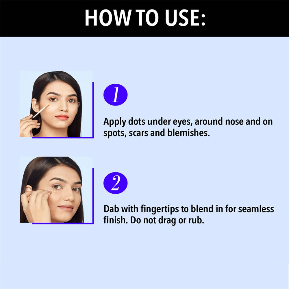 Blue Heaven Flawless Liquid Concealer Vanilla - Limited Time Offer - Swadesiicart