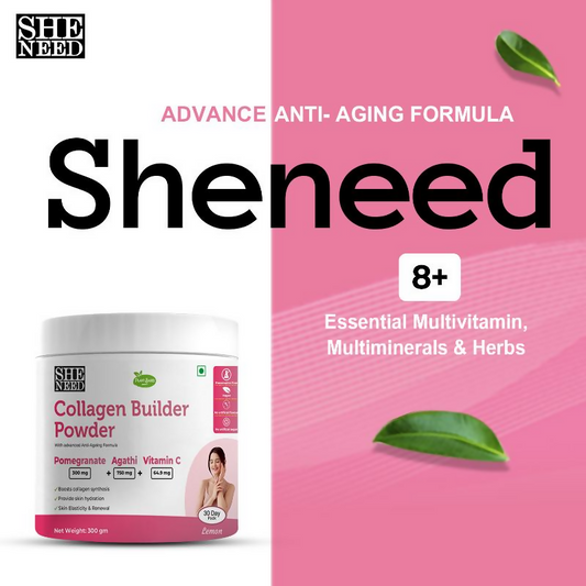 SheNeed Plant Based Collagen Builder Powder | Swadesiicart