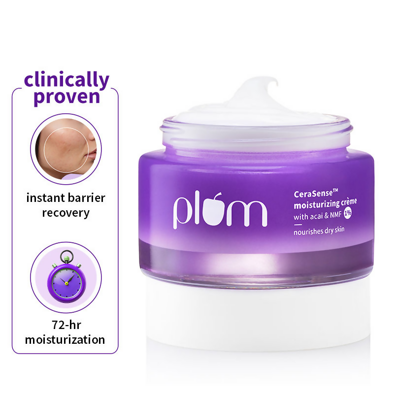 Plum CeraSenseTM Moisturizing Creme For Instant Barrier Repair & 72 Hour moisturization - Swadesiicart