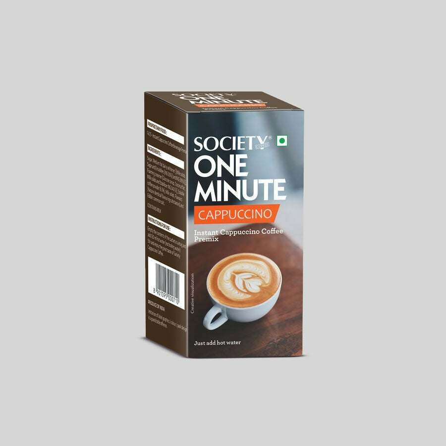 Society One Minute Cappuccino Coffee Premix | Swadesiicart