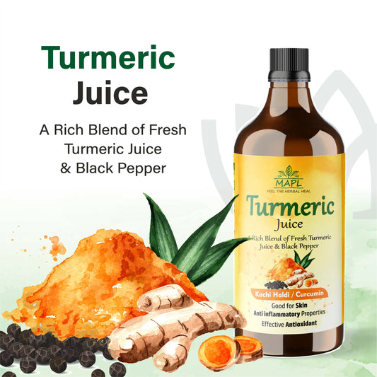 MAPL Cold-Pressed Turmeric & Balck Pepper Juice | Swadesiicart