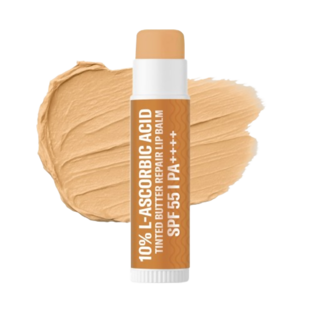 Bake 10% L-Ascorbic Acid Tinted Butter Brightening Lip Balm SPF 55 PA++++ | Swadesiicart