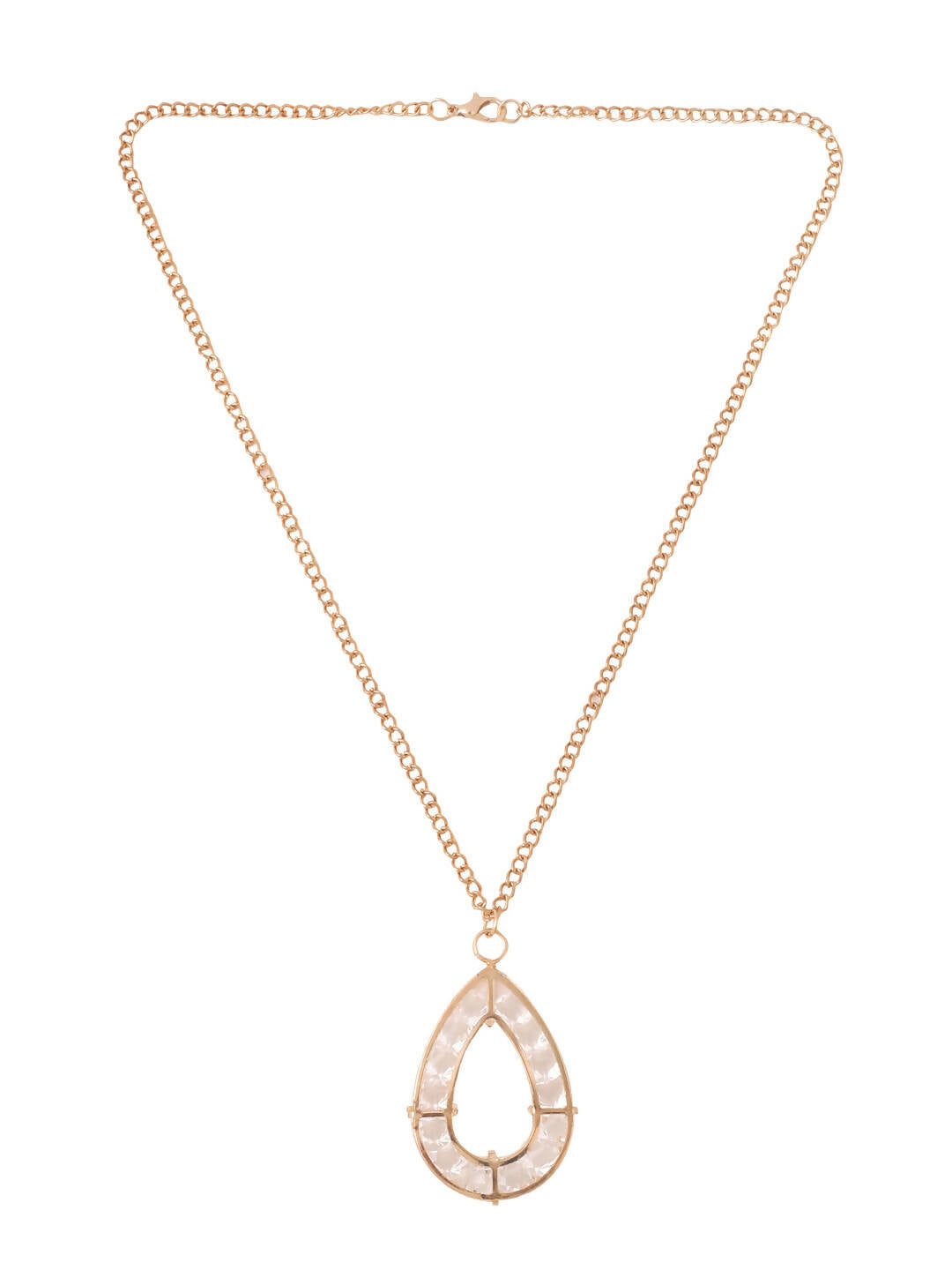 NVR Women Gold-Polished Oxidised Bohemian Necklace | Swadesiicart