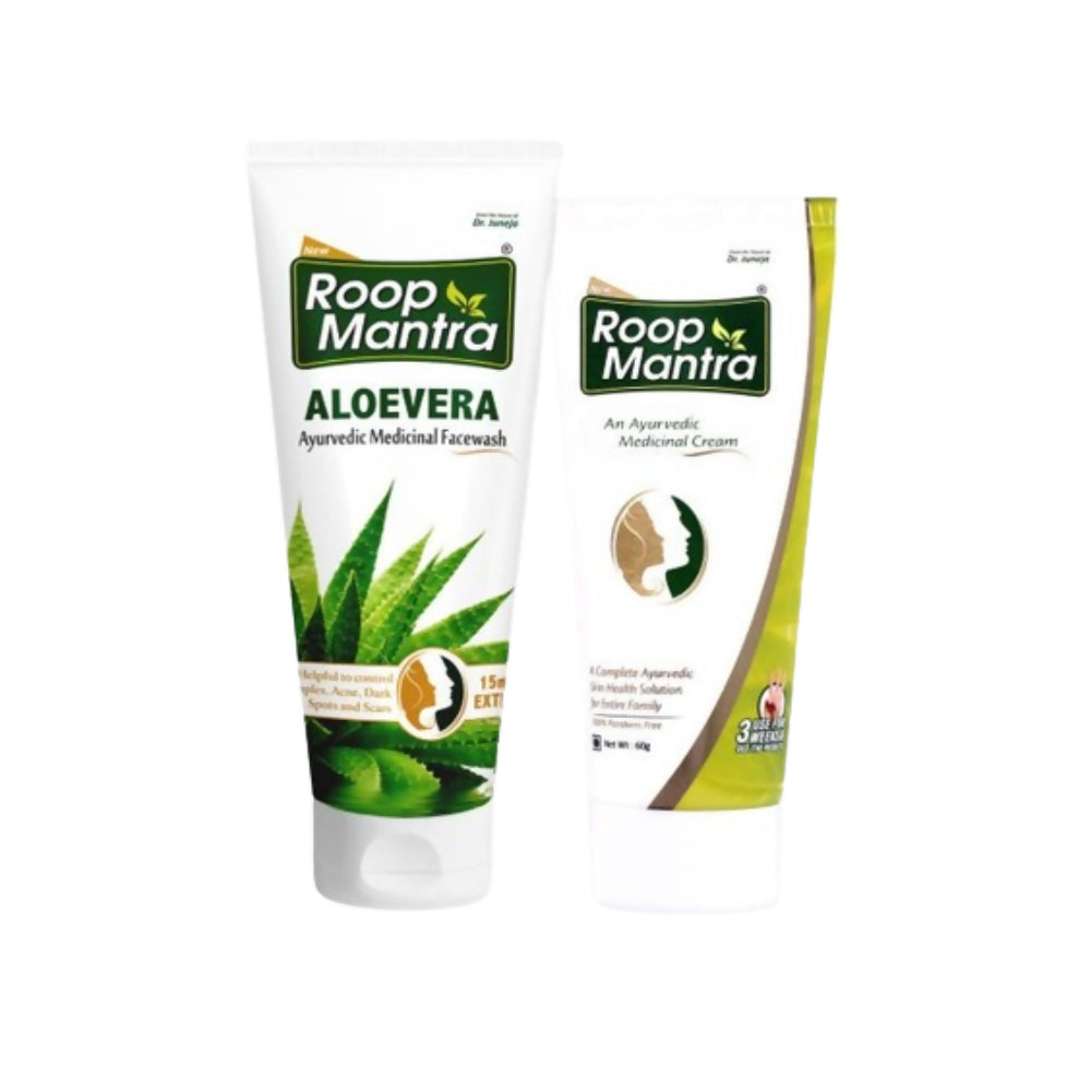 Roop Mantra Face Cream & Neem Face Wash Combo | Swadesiicart