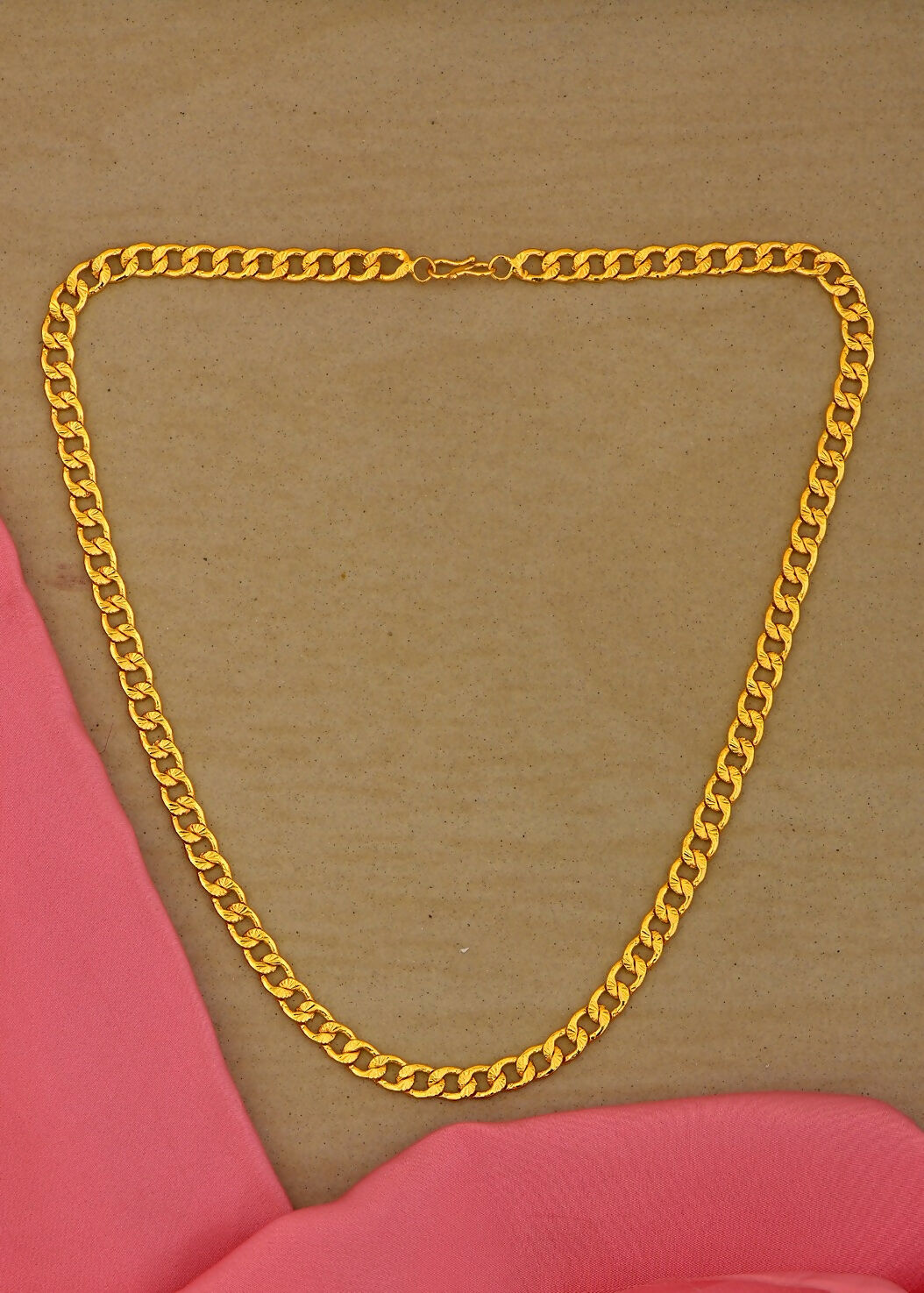 Joban Fashion Women Brass Golden Neck-Chain - Swadesiicart