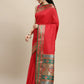 Shree Shyam Fashion Silk Blend Red Saree