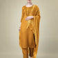 Jyoti Fashion Women's Mustard Cotton Blend Embroidery & Sequence work Kurta with Trouser & Dupatta | Swadesiicart