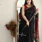 DEIANA'S Beautiful Designer Golden zari Soft Cotton Saree - Navy Blue - Swadesiicart