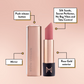 Natasha Moor Silk Suede Lipstick - Muse - Swadesiicart