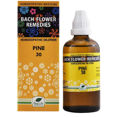 New Life Homeopathy Bach Flower Remedies Pine Dilution | Swadesiicart