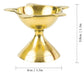 Spillbox Gold-Toned Brass Diya Pooja Essential | Swadesiicart