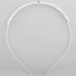 VOJ Silver Plated AD Studded Hairband | Swadesiicart