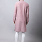 Even Apparels Red Pure Cotton Men's Kurta With Band Collar | Swadesiicart