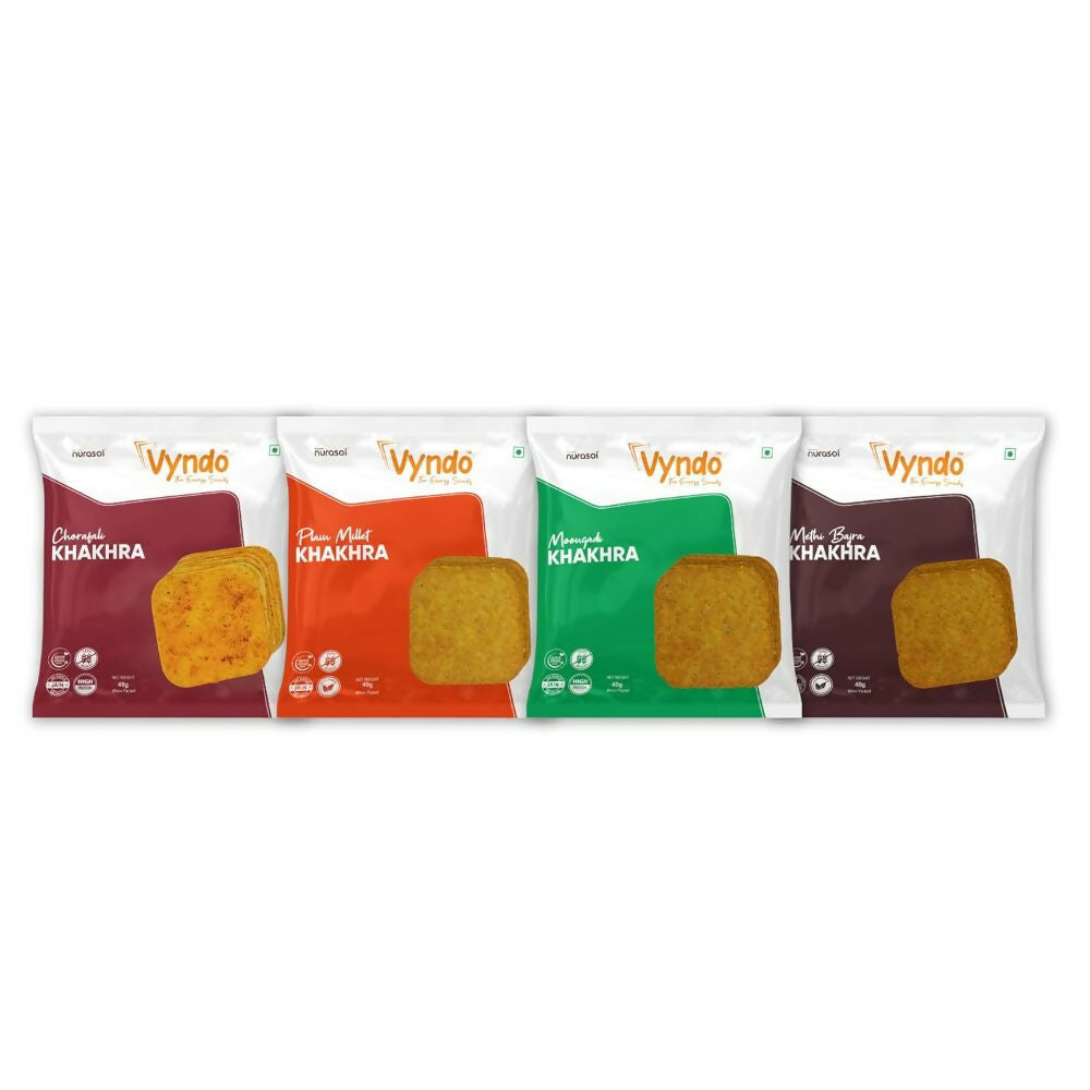Vyndo Gluten Free Khakhra Combo - Swadesiicart