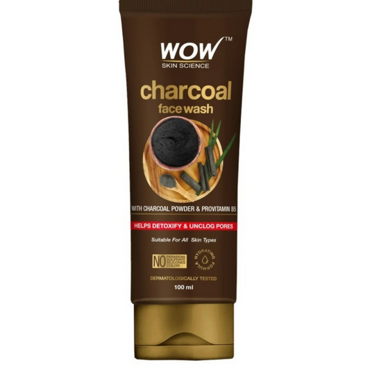 Wow Skin Science Anti-Pollution Charcoal Face Wash