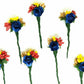 Beautiful Multicolor Flower Hair Brooches