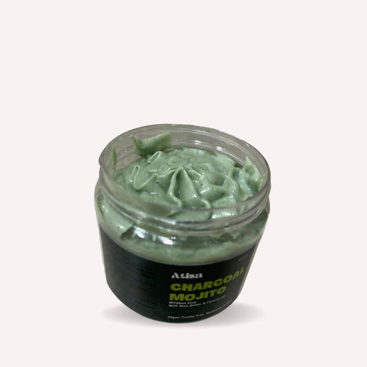 Atisa Charcoal Mojito Whipped Soap | Swadesiicart