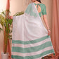 Shree Shyam Fashion The White Loom White Linen Cotton Saree
